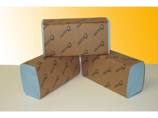 T29390 Blue Windshield Towel 2 PLY